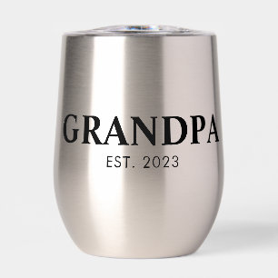 Minimal Simple Text Grandpa Established Est Year
