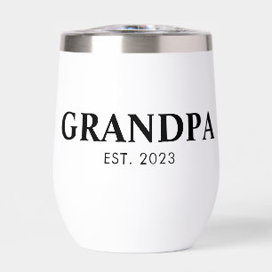 Minimal Simple Text Grandpa Established Est Year