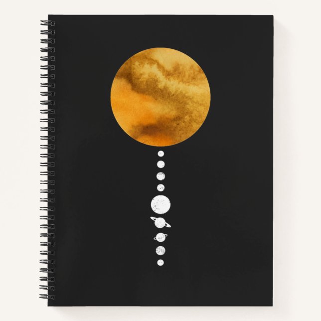 Minimal Solar System Notebook (Front)