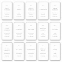 Minimal Spice Jar Labels Pantry Storage Stickers