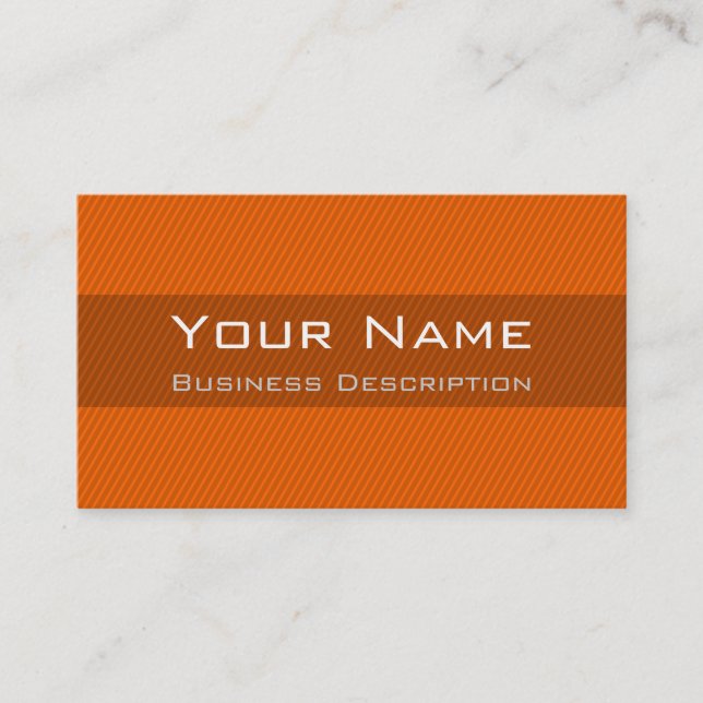 Minimal Stripes Business Card (Front)