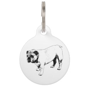 Minimal Strong Mark Pet Tag