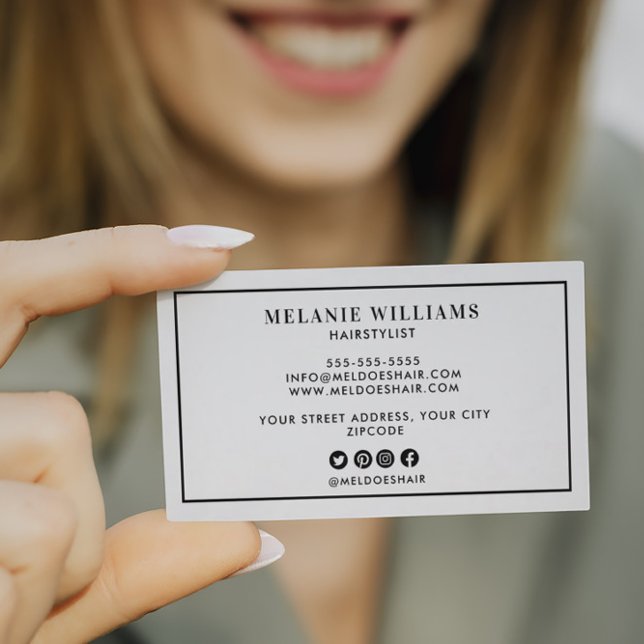 Minimal Stylish Business Card Design (Creator Uploaded)