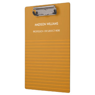 Minimal Stylish Trendy Modern  Clipboard