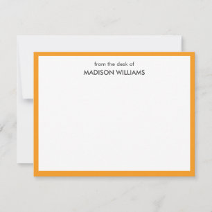 Minimal Stylish Trendy Modern Note Card