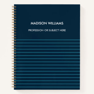 Minimal Stylish Trendy Modern Notebook
