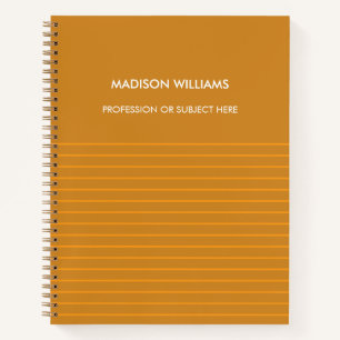 Minimal Stylish Trendy Modern Notebook