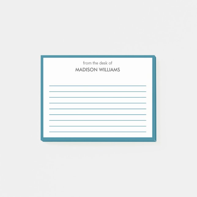 Minimal Stylish Trendy Modern Post-it Notes (Front)
