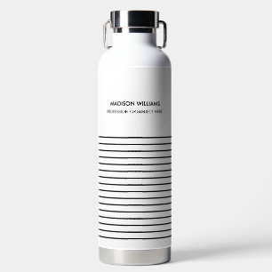 Minimal Stylish Trendy Modern Water Bottle