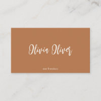 Minimal Terracotta Script Calligraphy Boho Modern