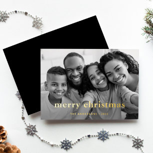 Minimal Text and Photo Gold