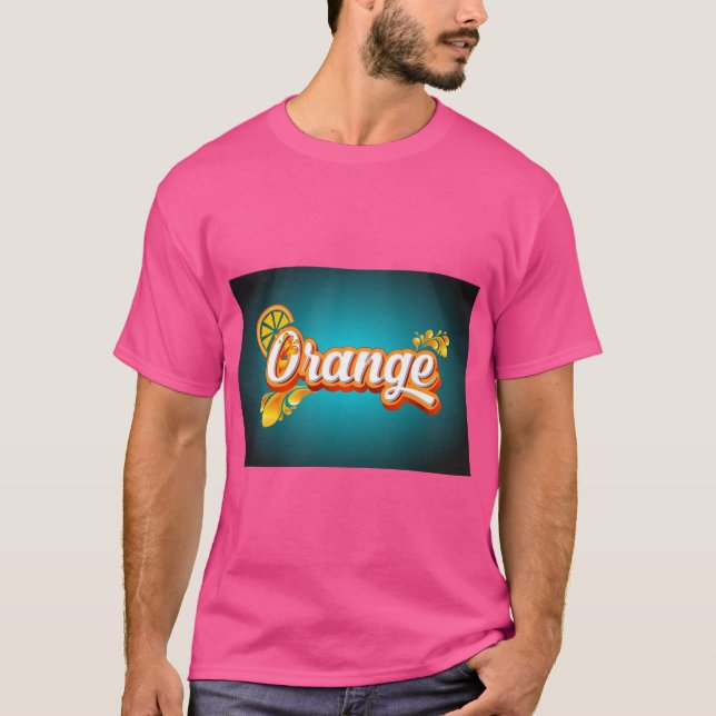 Minimal Text Print T-Shirt for Everyday Style (Front)