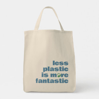 Minimal Text Reusable Shopping Tote Bag