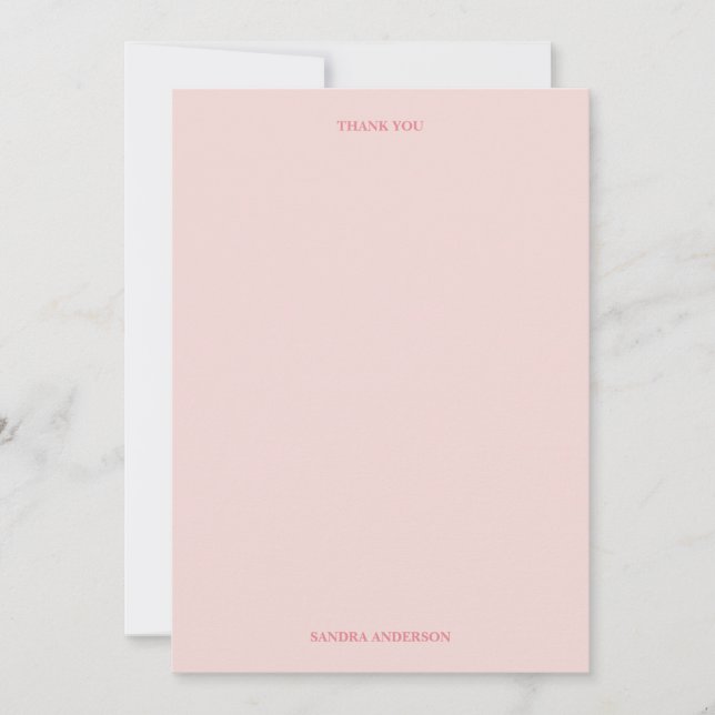 Minimal Thank You Note Card (Front)