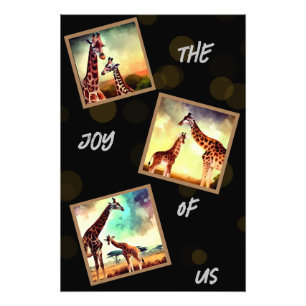 Minimal Three Picture The Joy Of Us, Photo Print