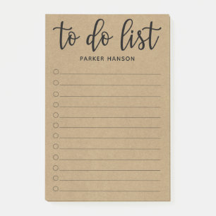 Minimal To Do List Post-it Notes