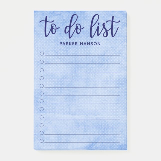 Minimal To Do List Post-it Notes (Front)