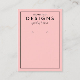 Minimal Trendy Earring Display Card