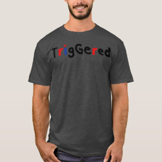 Minimal Triggered Typography T-Shirt