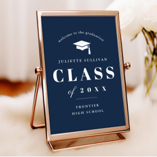 Minimal Type Photo Graduation Welcome Poster