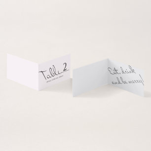 Minimal Typographic Fun Yet Formal Wedding