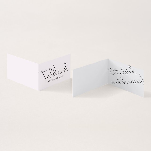 Minimal Typographic Fun Yet Formal Wedding (Inside and Outside)