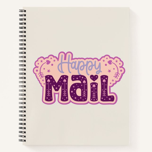 Minimal Typography Aesthetic Notebook Journal  (Front)