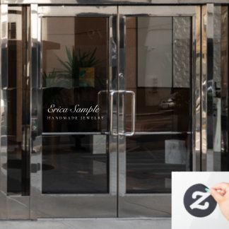 Minimal Typography Elegant Modern Jewellery Busine