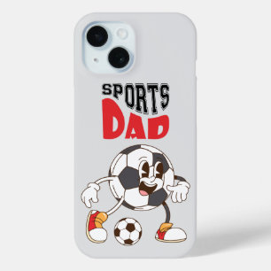 Minimal Typography Funny Phone Case sports dad