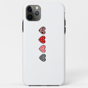 minimal valentine hearts / “cute love pattern” Case-Mate iPhone case