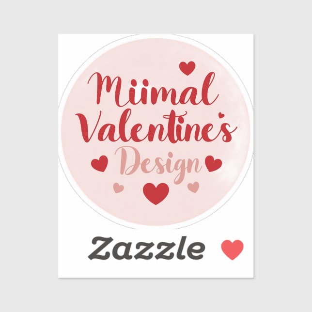 Minimal Valentine’s Day Love Typography Design | R (Sheet)