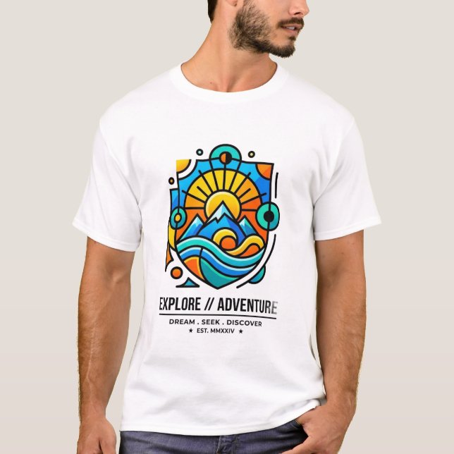 Minimal Vibe Streetwear Graphic Tee (Front)