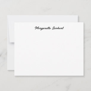 Minimal Vintage Retro Script Card