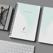 Minimal Watercolor Floral Customisable Planner