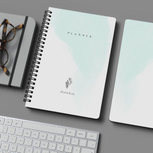 Minimal Watercolor Floral Customisable Planner