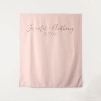 Minimal Wedding Backdrop Personalised 