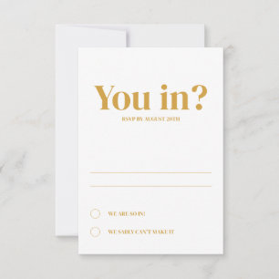 Minimal Wedding Details Invitation