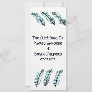 Minimal Wedding Invitation