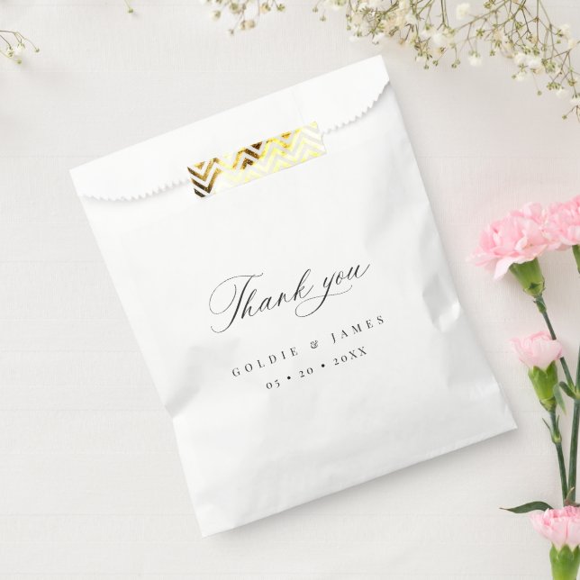 Minimal Wedding Thank You Favour Treat Gift Boxes Favour Bags (Sealed)