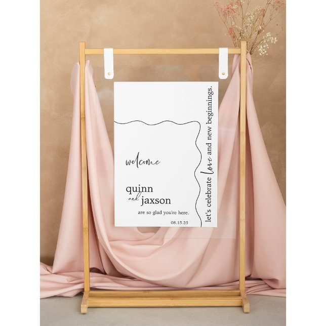 Minimal Wedding Welcome Sign (Creator Uploaded)