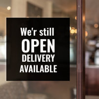 Minimal We're Still Open 