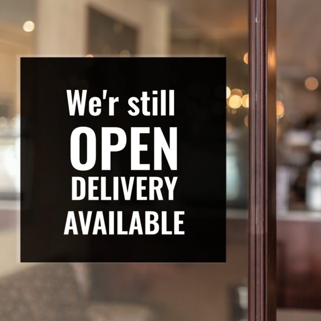 Minimal We're Still Open  (Creator Uploaded)