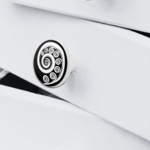 Minimal White Black Botanical Fern Leaf Inspired