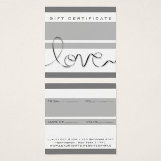 Minimal White Grey Stripes Love Modern Chic Manly