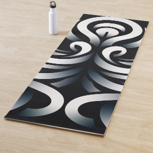 Minimal Zen Sacred Geometric Mandala Abstract Yoga Mat