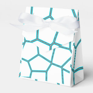 Minimalism Abstract Art Pale Turquoise White Cells Favour Box
