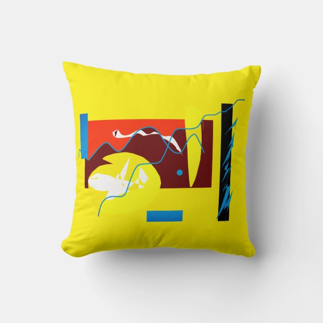 Minimalism Abstract Art Pattern Pillow Cushion (Front)