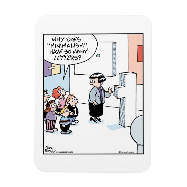 Minimalism Art Magnet (Vertical)