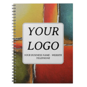Minimalism Colour Blocking Business Promotional Notebook