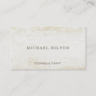 Minimalism elegant plain brushed stone business card